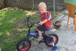 Noah's new bike!