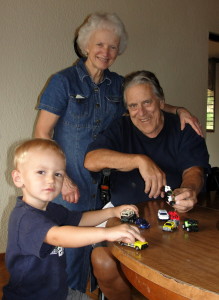 Playing with Grandpa