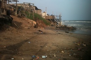 the beach in Accra