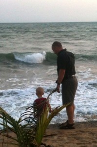 Ocean! He loved the beach!