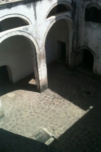 doorways to the cell rooms holding slaves
