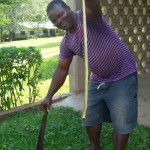 A snake our gardener killed -ahh!