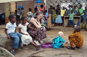 Playing during the wedding