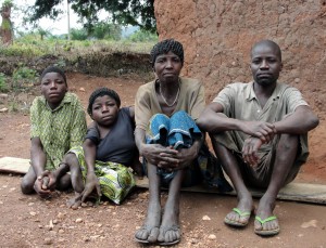 Myoba, his sister, & parents