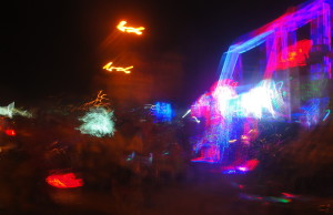 Christmas lights in Lomé 