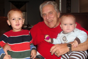 Grandpa and the boys