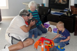 Grandparents having fun! 