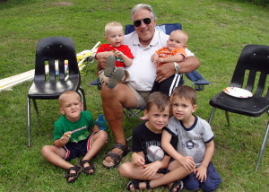 All the boys & Grandpa!