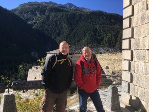 Fred and one of his hiking buddies